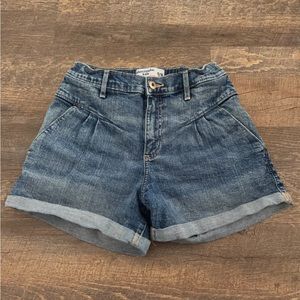 Abercrombie kids high-rise mini mom short size 15/16
